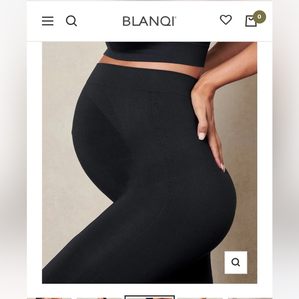 Blanqi everyday maternity belly support leggings